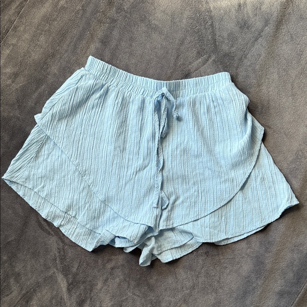 SHEIN Light Blue Women's Skorts